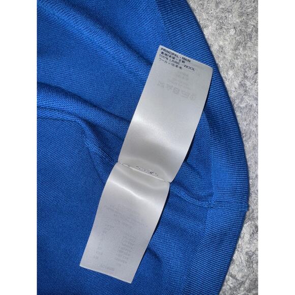 Louis Vuitton Cloud Jacquard Blue White Logo Wool Short Sleeve T-Shirt Medium M - Picture 14 of 15